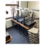 6 Perry elementary adjustable school desks