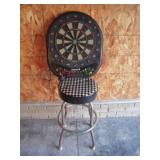 Electronic Dart Board & Barstool