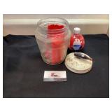 Vintage jar and Coke collectables