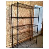 Wire shelves