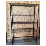Wire shelves