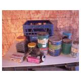 Misc. Hardware + Blue Milk Crate