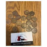 1/2 penny coins