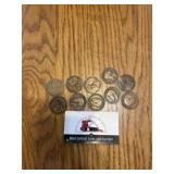 1910s one penny coins