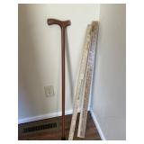 Cane and yard sticks