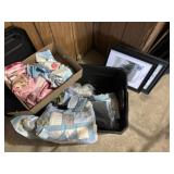 Frames and quilt that needs finishing