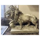 Plaster lion