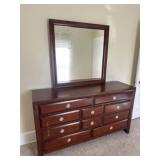 Dresser with mirror