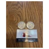 IKE one dollar coins