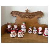 Vintage Christmas salt and pepper shakers