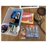 Playing cards, napkins, misc