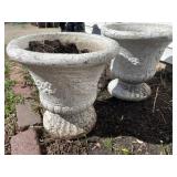 Heavy cement planters