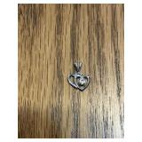 Necklace pendant marked sterling