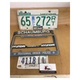 License plates and frames