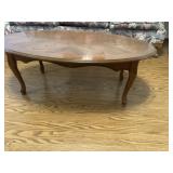 Oval coffee table