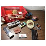 Clay projects, pens, misc