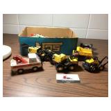 Vintage metal Tonka, and misc trucks
