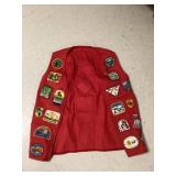Vintage vest with patches