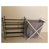 Shoe rack and hamper