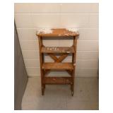 Wooden step ladder