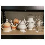 Tea sets and misc
