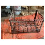 Metal milk crate