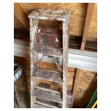 Wooden step ladder