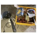 Work light and misc hardware