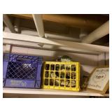 Decor and milk crates