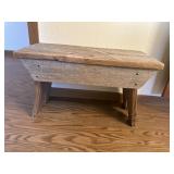 Primitive Barnwood bench
