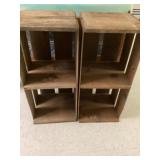 Wooden fruit crates