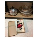 Mcm ice bucket, doll, servingware