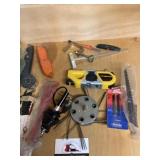 Level, saw blades and miscellaneous
