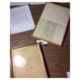 Vintage military letters