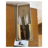 Pairing knives and sharpener