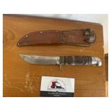 Boy Scouts of America knife, and sheath