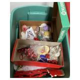 Tote of Christmas decor