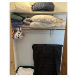 Rollaway bed and misc bedding