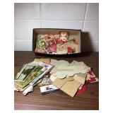 Vintage valentines and Christmas cards
