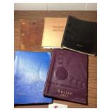 Antler year books and misc