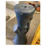 Concrete bird bath base