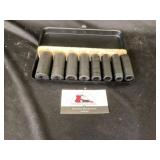 Pittsburg 1/4 in drive deep well sockets standard