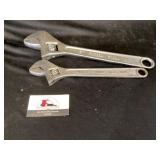 Adjustable wrenches