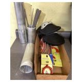 Welding rod, hooks, knee pads