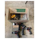 Drill Master Drills, Flashlights and Battery