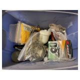Tote of Air Brush Supplies