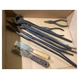 Needle nose, nippers, misc tools