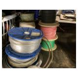 Rolls of cable and wire
