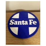 Composite wood Sante Fe sign