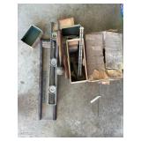 Misc tools, mallet, level, print tray